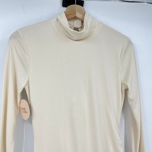 Elegant White Long Sleeve Dress - Picture 5 of 16